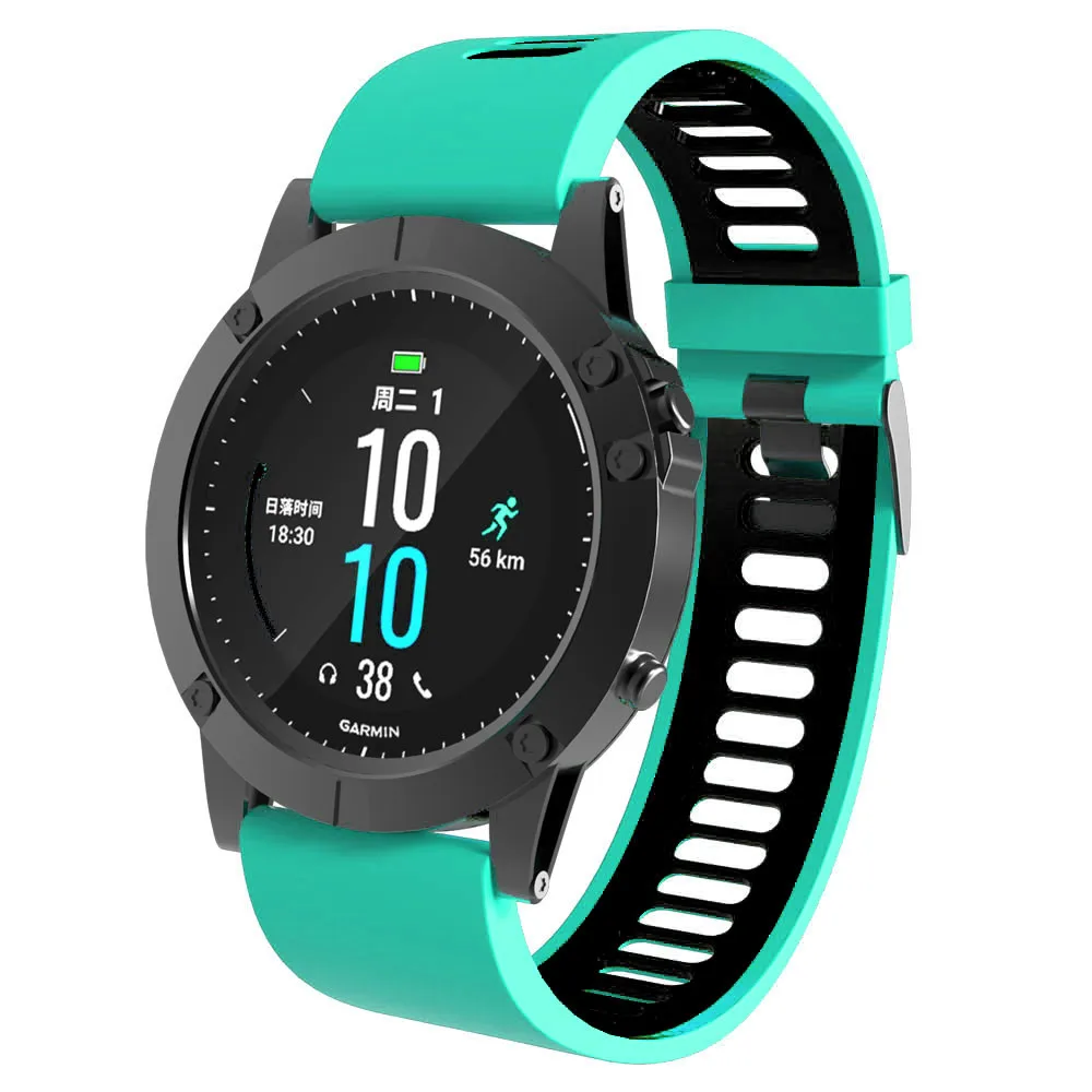 Ouhaobin 22 мм Ремешки для наручных часов Garmin fenix 5/5Plus спортивный силиконовый сменный ремешок для наручных часов fenix 6 band 1011#2
