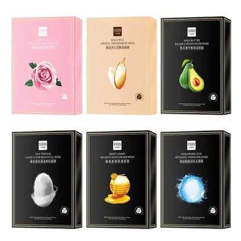 

Deep Moisturizing Facial heet Mask Hydrating Mask Face Nourish Anti Wrinkle Anti-Aging Whitening Hyaluronic acid Face Mask Skin