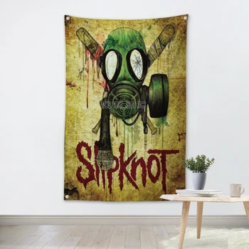 

SLIPKNOT Rock Band Poster Hanging Painting Wall Sticker 56X36 Inches Cloth Banner Music Banquet Home Decor