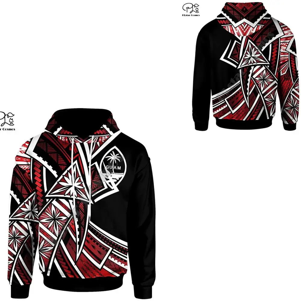 

NewFashion Island Art Country Flag Guam Polynesian Culture Retro Tattoo Tracksuit Men/Women Pullover Harajuku 3DPrint Hoodies 15