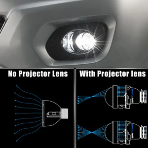 Image 4 - Leepee 2Pcs H11 Bixenon Projector Lens Mistlamp Ptf Voor Toyota Corolla/Yaris/Avensis/Camry/RAV4/Peugeot/Lexus