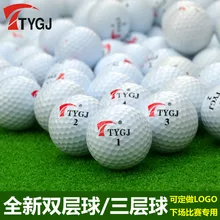 TTYGJ Golf Balls 10 pcs 2 Layers of Practice Balls Next Game Ball New