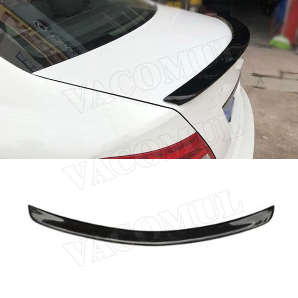Carbon Fiber / FRP Rear Boot Spoiler Trunk Wings For Mercedes Benz C Class W204 C300 C63 AMG 2008-2011 V Style Spoiler