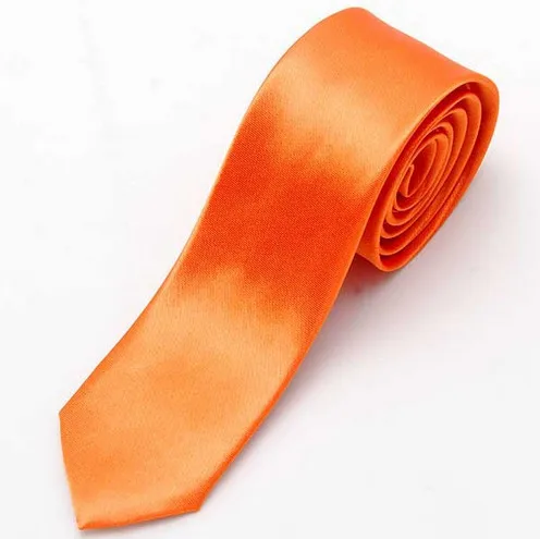 Шейный платок, тонкий галстук, галстук, мужской сплошной равномерный цвет, шелковая узкая стрела