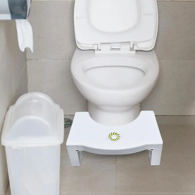 

Foldable For Kids Footstool Anti Constipation Bathroom Plastic Non-slip Squatting Stool Toilet Adjustable Height Squatty Potty