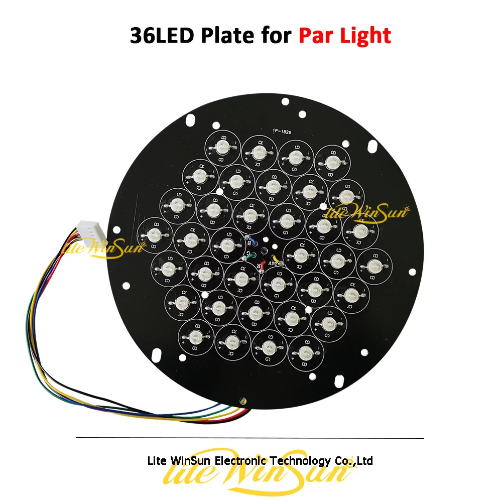 LED Plate 36led 36x3W Par Light Source Disk Red Green Blue White Warm Amber Color | Лампы и освещение