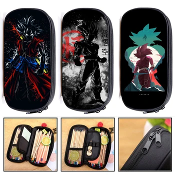 

Dragon Ball Pencil Case Kids Pencil Bag Fashion Kids Gifts Pencil Holder Goku Vegeta Student Boy Girl Cute Stationery Bag