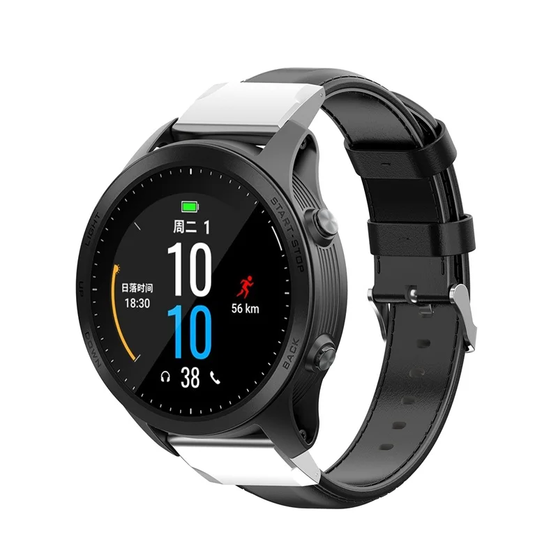 26 22 20 мм кожаный смарт-ремешок для наручных часов для Garmin Fenix 6 6s 6x Pro Солнечный 5 5 S 5x плюс 3HR 945 935 S50 Quatix5 сапфир ремешок на запястье