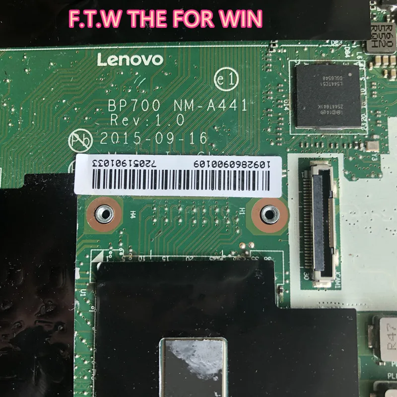 FRU: 01AV320 BP700 NM-A441 для lenovo ThinkPad P70 портативный базовый процессор E3-1505M DDR4 probate