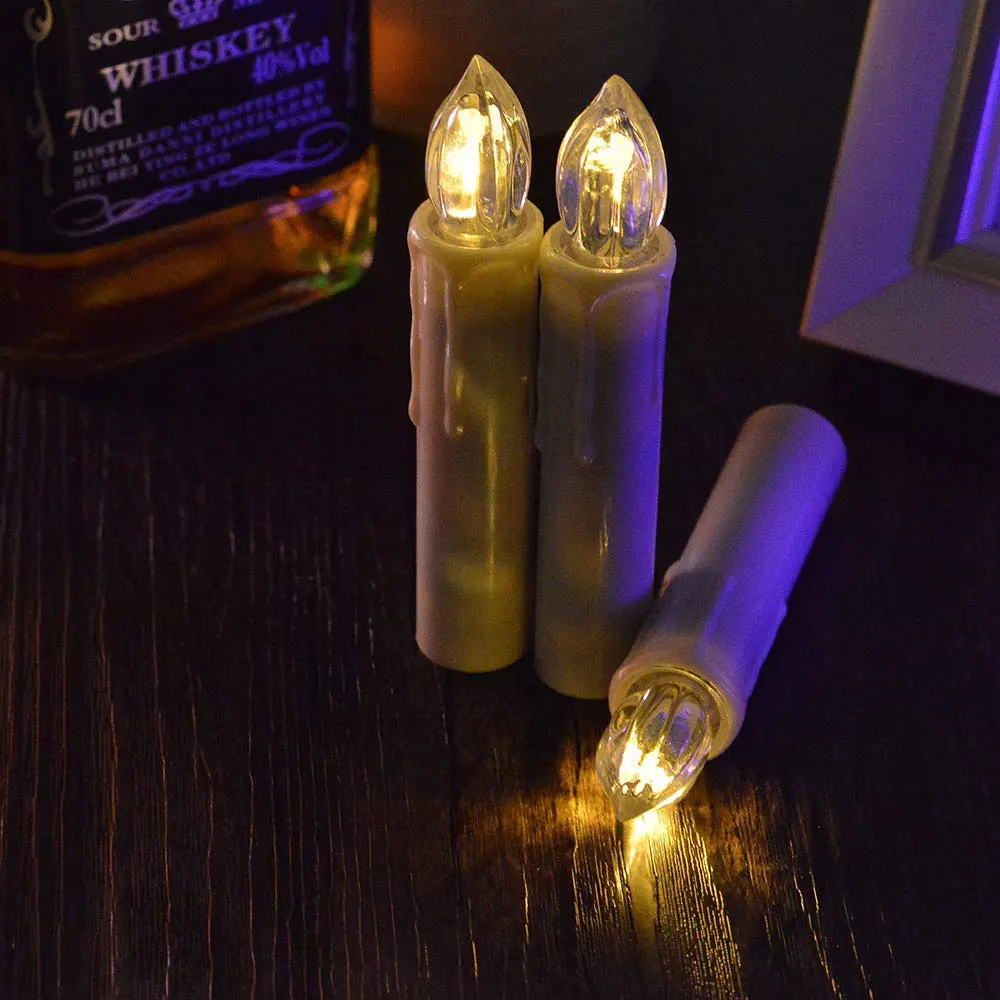 

30 Pcs Electric Candle Led Light Christmas Wedding Birthday Party decoration Lighting Flameless Remote Control Candles Lamp