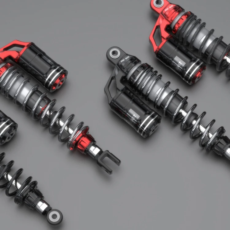  Rear shock absorber modified motorcycle adjustable hydraulic spring rear shock absorber electric ve