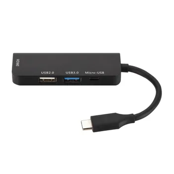 

Thunderbolt 2 Thunderbolt 3 4 in1 USB-C to HDMI Adapter 2x USB3.0 Type-C PD Hub For Huawei P20 Pro Samsung Dex Galaxy S9/S8