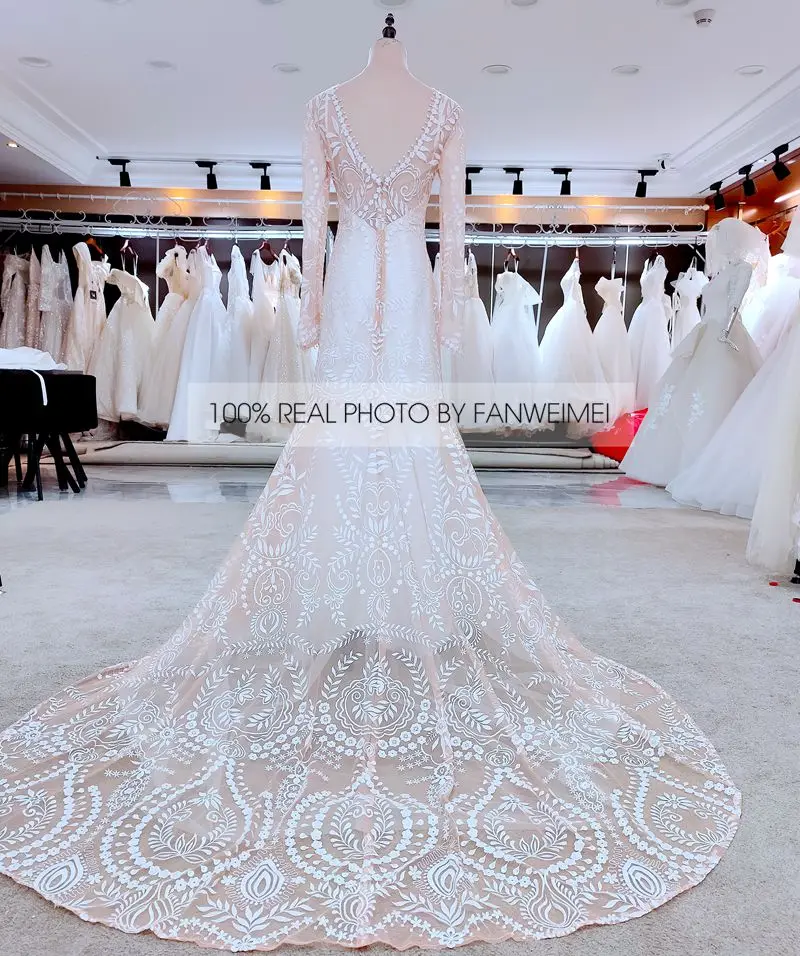 #4055 2 piece in 1 BOHO bohemian long sleeve destination Wedding Dress pre wedding shoot post Bride Gown bridal dresses