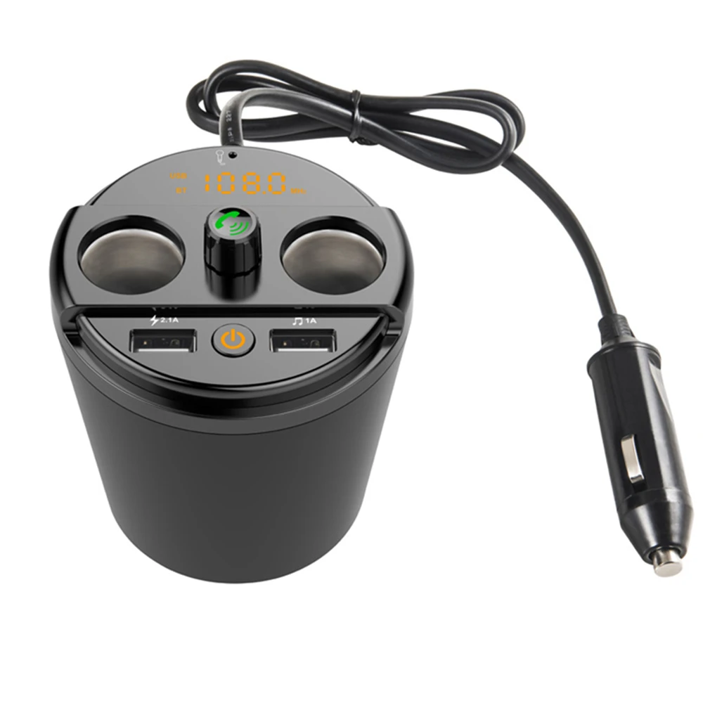 Автомобильный Bluetooth музыкальный mp3-плеер многофункциональный аудио без потерь комплект для декодирования автомобиля fm-передатчик автомобильное USB зарядное устройство один для двух