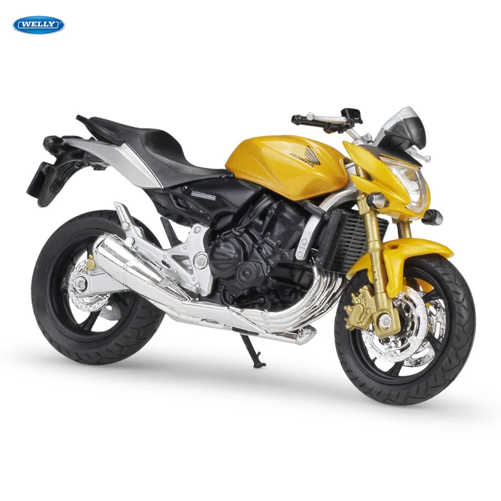 Модель мотоцикла WELLY 1:18 HONDA Hornet из сплава под давлением игрушка для детей подарок