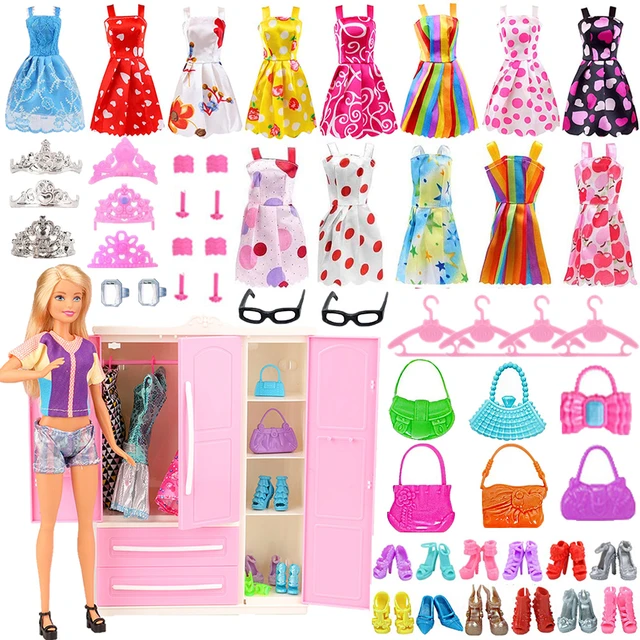 35 Pieces Barbies Doll Clothes Shoes Travel Life Accessories Suitable For  11.5-inch Barbies Dolls And Bjd Dolls,toys For Girls - Dolls Accessories -  AliExpress