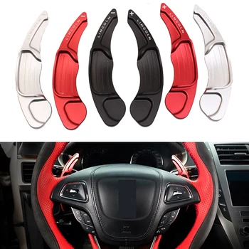 

Aluminum Steering Wheel DSG Shift Paddle Shifter Gear Extension For Lincoln MKZ MKX MKS Auto Car Styling Red Black Silver