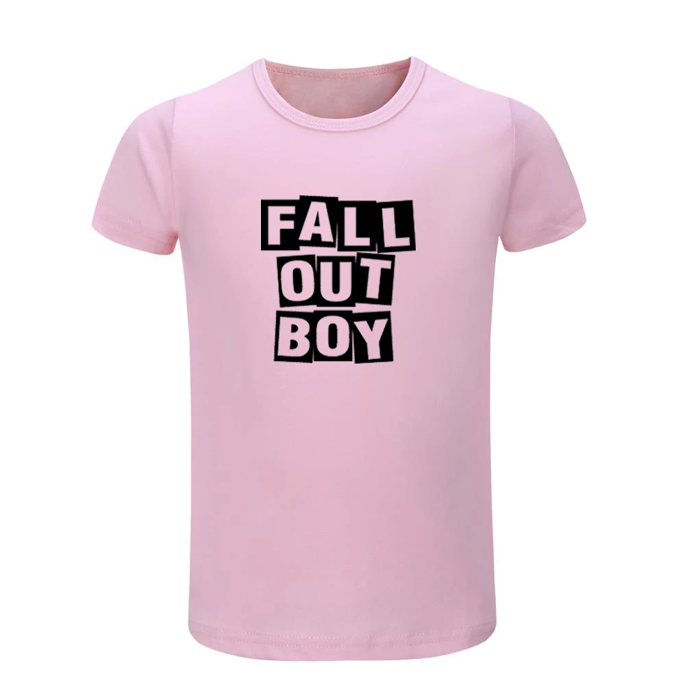 Fall Out Boy FOB Rock Band Pierce The Veil Hardcore/Детские футболки с металлическим узором Детские футболки с графическим принтом Рождественский подарок