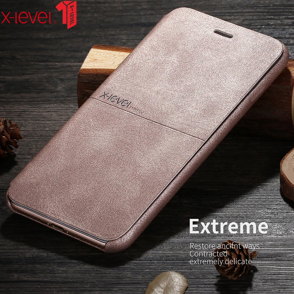 Чехол X Level для iPhone 7 8 Plus XS Max iPhone11 pro ультратонкий кожаный чехол телефона