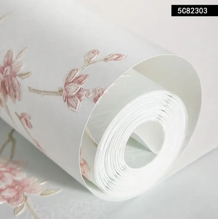 Color-82303 Beibehang мода простой Одуванчик цветок шар обои Романтический пастырской гостиной спальни ТВ фон стерео обои - Цвет: Color-82303