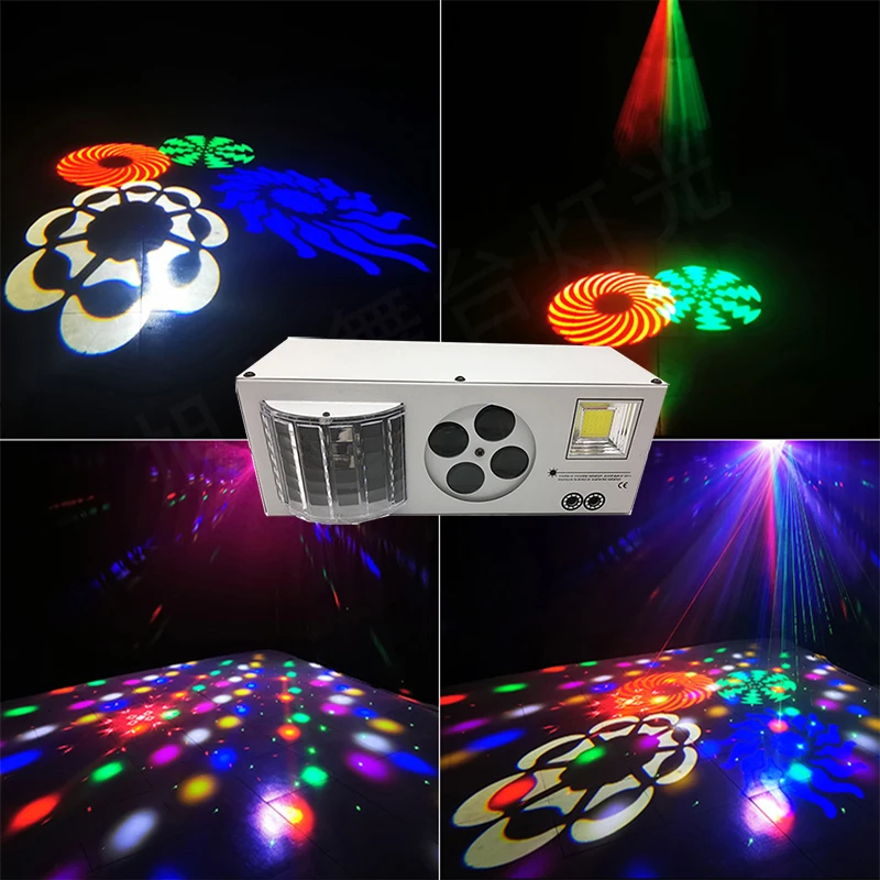 

Good Effect Remote Control 4IN1 Dj Light With Led Laser Pattern Flash Use For Birthday Party Wedding/Christmas Decoration Clubs