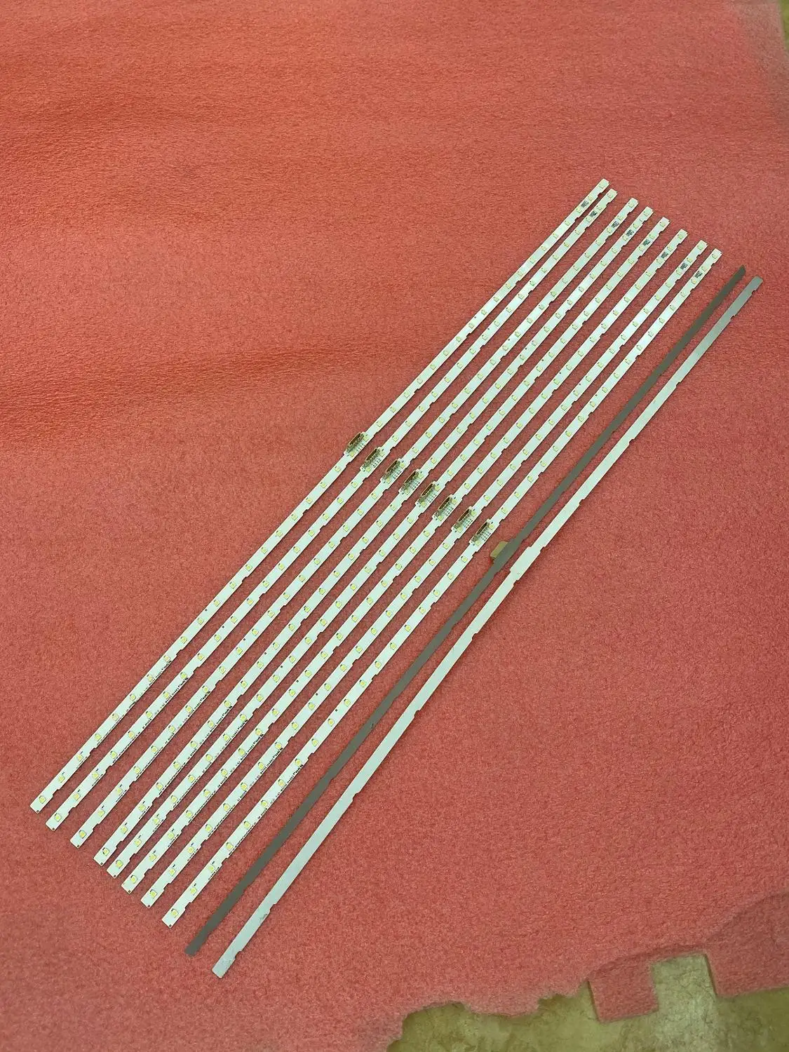 

New 5set=10 PCS 40LED LED Backlight strip for Samusng UN55NU7300F UE55NU7105 LM41-00566A AOT_55_NU7300_NU7100 55NU710C 45193A