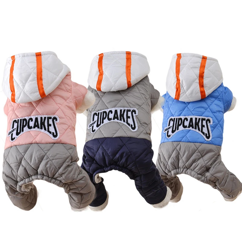 Winter Warm Dog Coat Jacket for Small Dogs Pet Clothes Chihuahua Hoodies French Bulldog Outfit Teddy Costume Pets Clothing | Дом и сад