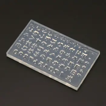 

DIY Japanese Hiragana and Katakana Resin Nail Carving Mold Japanese Alphabets Fifty Kana Number Nail Art Templates Mold