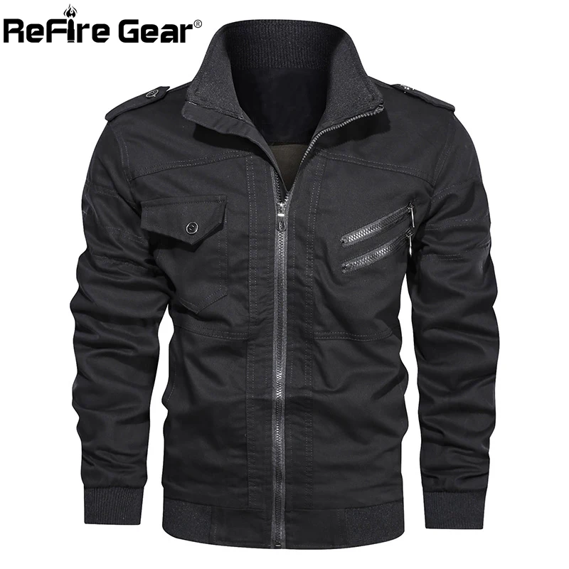 Куртка ReFire Gear мужская тактическая теплая армейская куртка бомбер в стиле