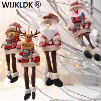 

New Year 2021 Cute Santa/Snowman/Angel Christmas Doll Christmas Tree Decoration for Family Christmas Navidad 2020 Children Gift