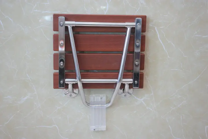 K-star Folding Bath Shower Seat Wall Mounted Relaxation Shower Chair Solid Wood Shower Folding Seat K-star Folding Bath Shower Seat Wall Mounted Relaxation Shower Chair Solid Wood Shower Folding Seat
