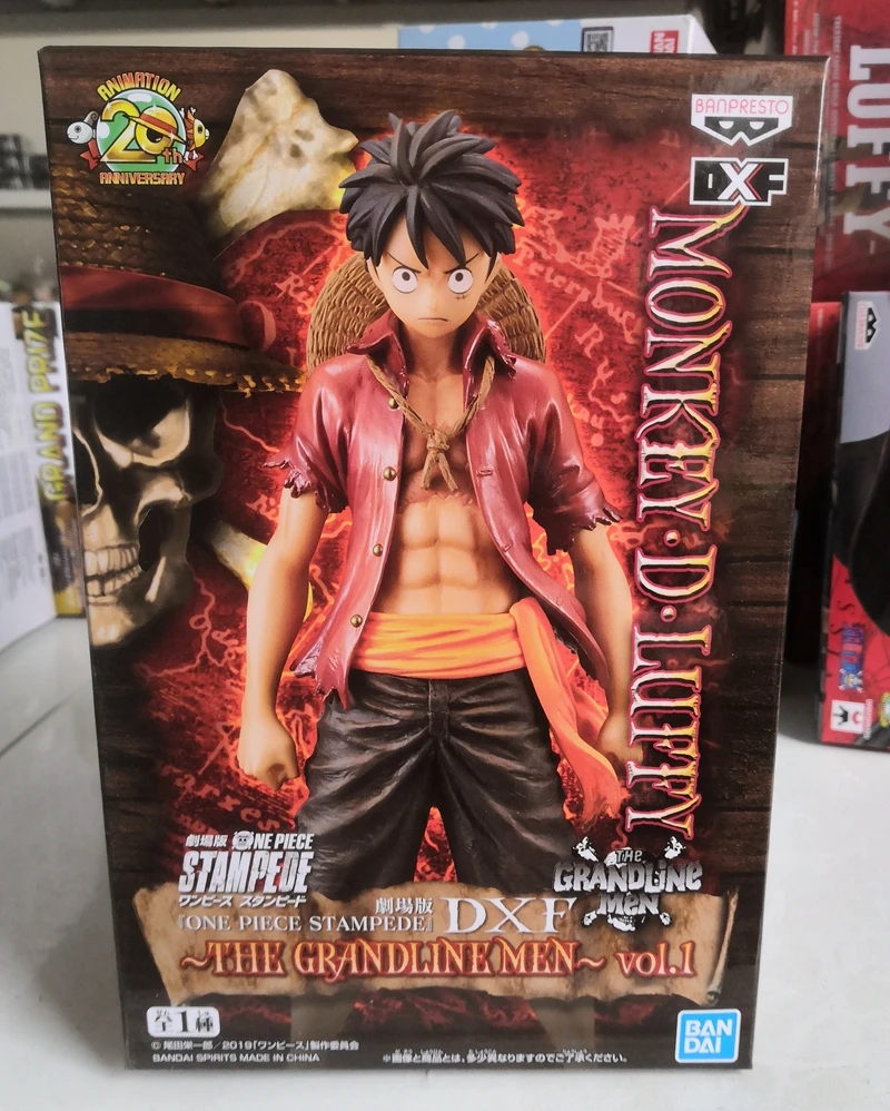 Banpresto THE GRANDLINE MEN vol.1 Коллекционная Фигурка-Обезьяна д Луффи из фильма «ONE PIECE STAMPEDE»