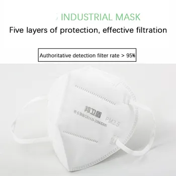 

5 Layer- Thick Anti-dust Mouth Mask Unisex Cotton Face Mask Dustproof PM2.5 for Cycling Camp Protective masks