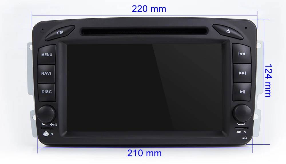 Flash Deal DSP IPS Android 9 Car DVD Radio player For Mercedes Benz E-W210 CLK W209 C-Class W203 W463 W208 Vaneo Vito GPS stereo BT WIFI 2