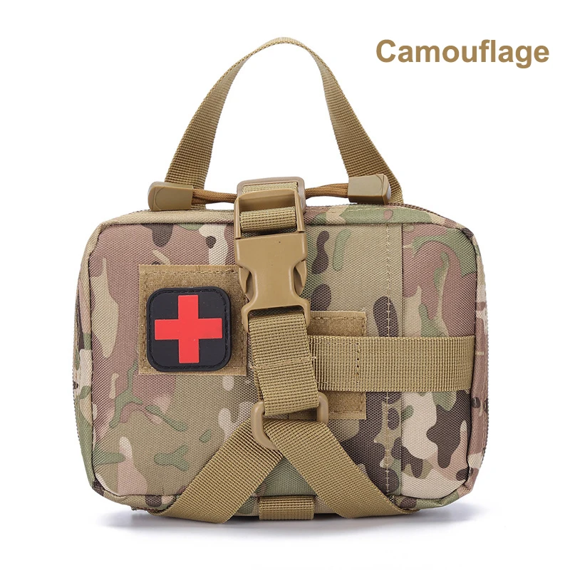 Camouflage Многофункциональные сумки для рыбалки, сумка для первой помощи, набор для выживания, тактическая поясная Сумка Molle, военная медицинская поясная сумка EMT - Цвет: Camouflage