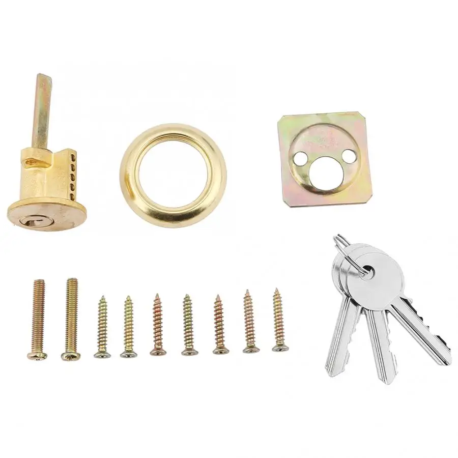 

Zinc Alloy Home Door Anti-theft Security Guard Door Lock Wooden Iron Door Lock Security Door Lock