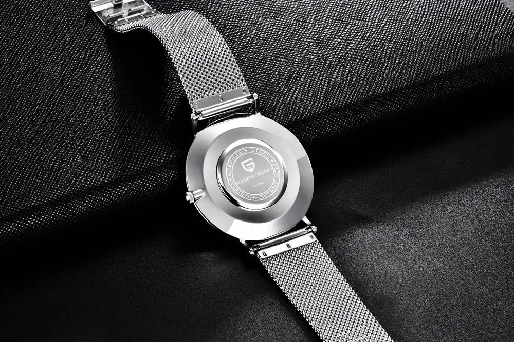 PAGANI Дизайн Модные ультра тонкие кварцевые часы для мужчин люксовый бренд водонепроницаемый Нержавеющая сталь Бизнес наручные часы для мужчин Relogio