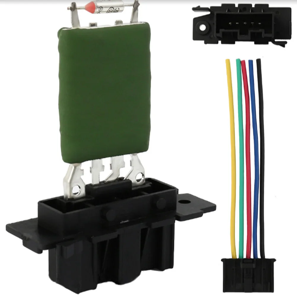 

Heater Motor Fan Blower With Wiring Loom Resistor Car Plug Durable Repair Vehicle for Vauxhall Corsa D/MK3
