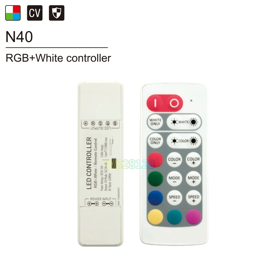 Nano Новый DC5 24V Одноцветный/CCT/RGB/RGBW Беспроводной RF пульт дистанционного управления