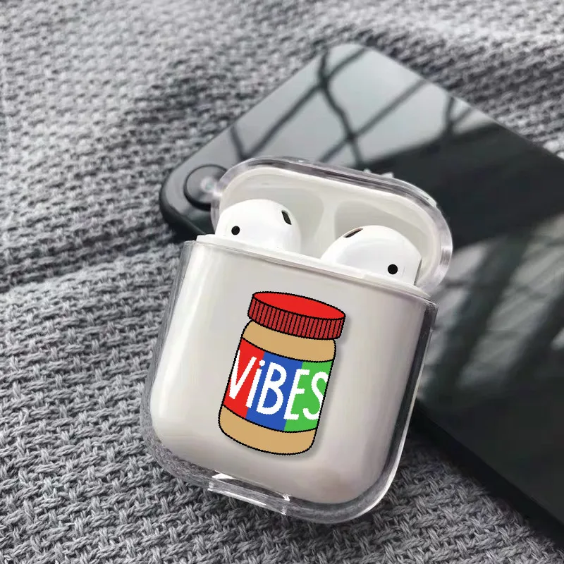 Милый чехол для наушников с сердечками и звездами для Apple iPhone, зарядная коробка для AirPods Pro, жесткий прозрачный защитный чехол, аксессуары - Цвет: 33