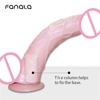 FanaLa Realistic Dildo Penis for Women Masturbation With Suction Cup Silicone Dildos Adult Products For Couple Adult Sex Toys 3