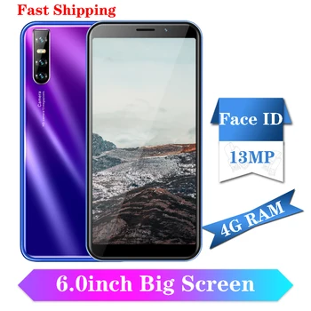 

Y9 Smartphones 4G RAM 64G ROM Global version 3G Face ID Unlocked Celulares Android Mobile Phones 13MP Quad Core 6.0" Screen 18:9
