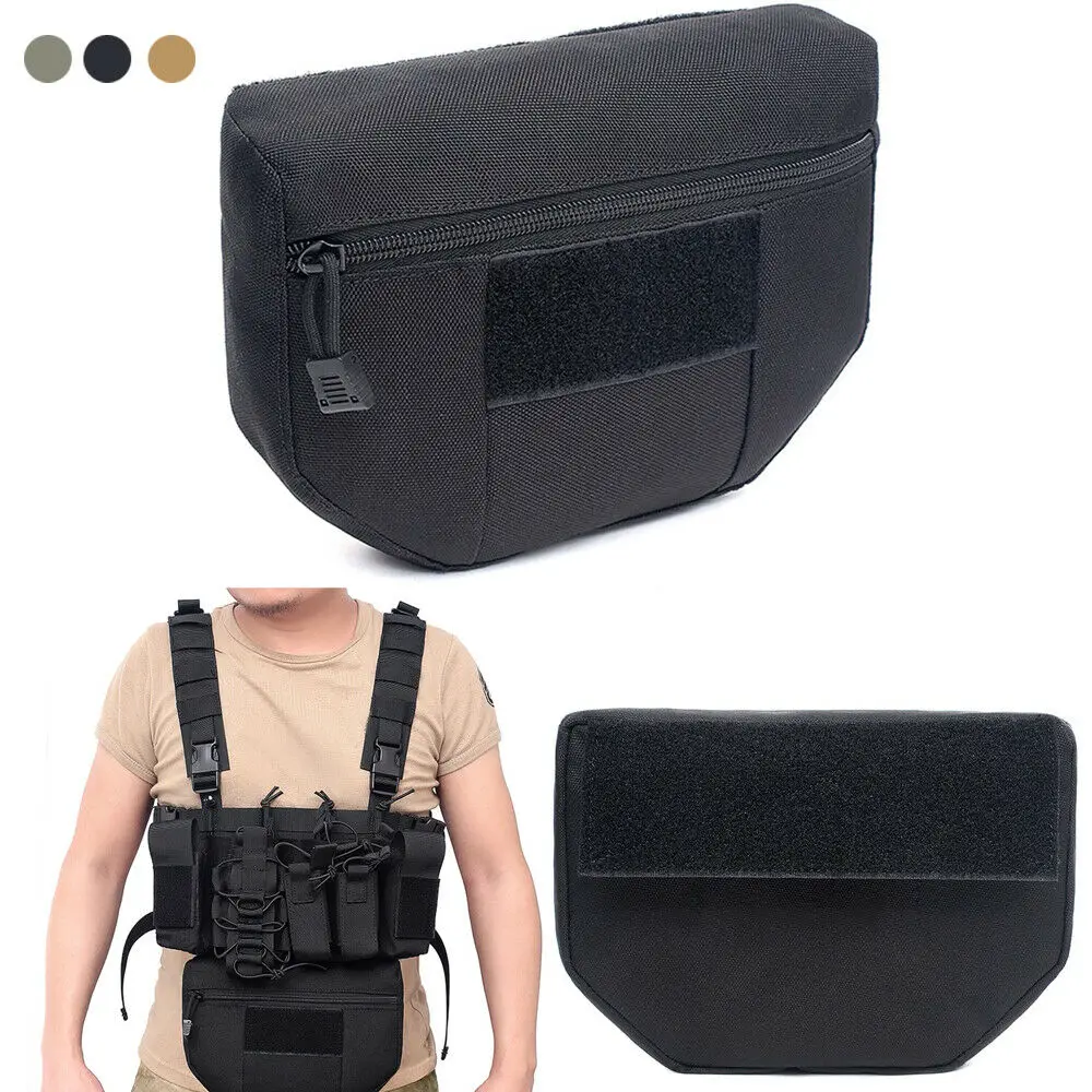 

Tactical Armor Carrier Dump Drop Pouch Hook&loop Mounted Molle Magazine Pouch For AVS JPC CPC Backpack Chest Rig Hunting Bag