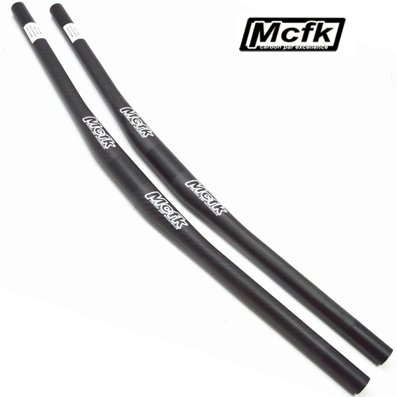 Mcfk Full Carbon Fiber MTB Bicycle Handlebar, 9 Degree Mountain Bike Cycling Parts Bars 31.8mm, Sports Goods