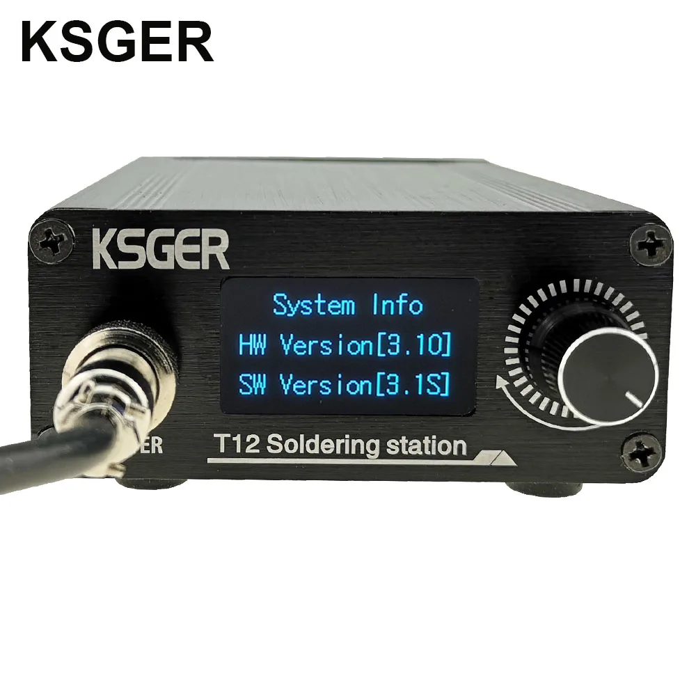 KSGER T12 паяльная станция STM32 V3.1S OLED DIY Пластиковые FX9501 ручные электрические