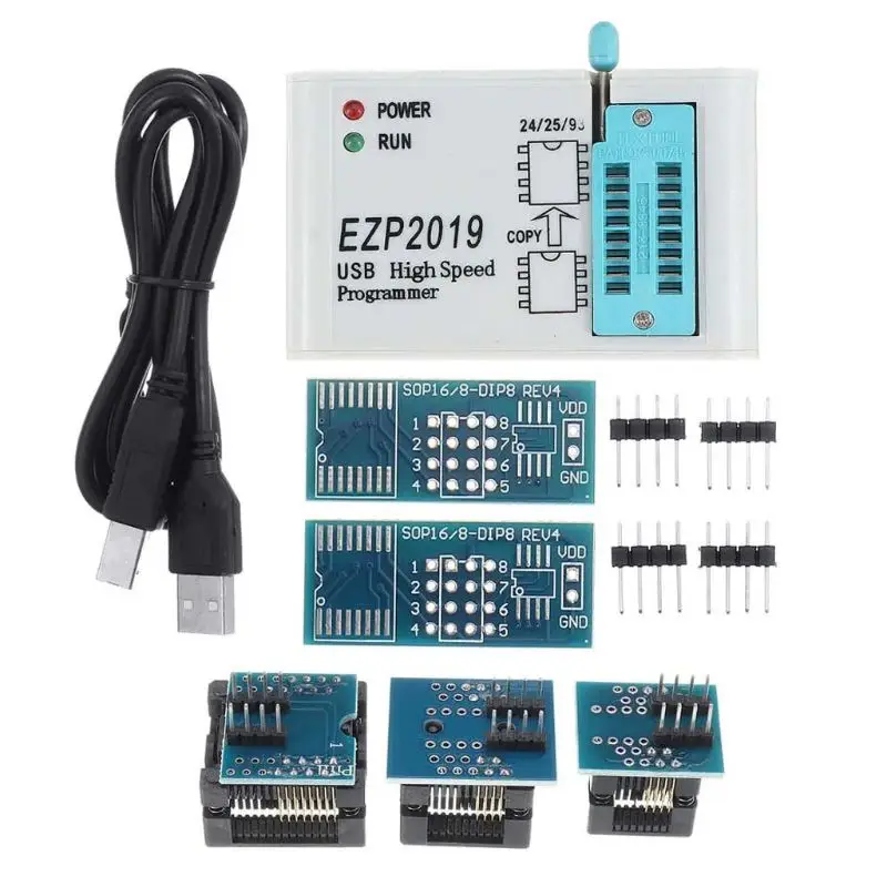 EZP2019 высокоскоростной USB SPI программатор поддержка 24 25 93 серии чипов EEPROM Flash BIOS чип