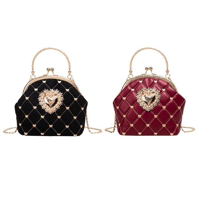 Women's Messenger Bag Retro Pouch Joker Chain Shoulder Handbag |