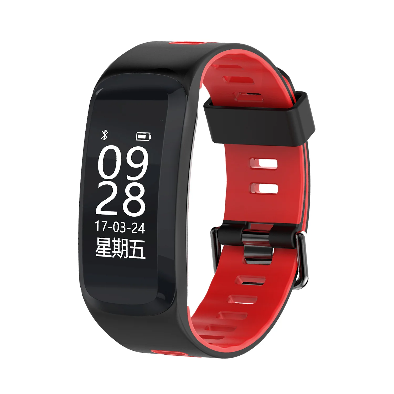 

F4 Smart Band And Watch Sports Blood Pressure Blood Oxygen Multi Movement Mode IP68 Waterproof Double Color Silica Gel