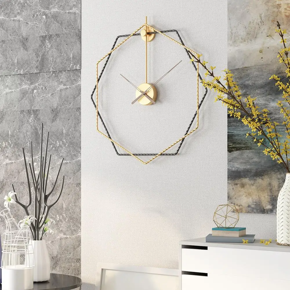 

50CM Large Wall Clock Modern Design Clocks For Home Decor Office European Style Hanging Wall Watch Clocks