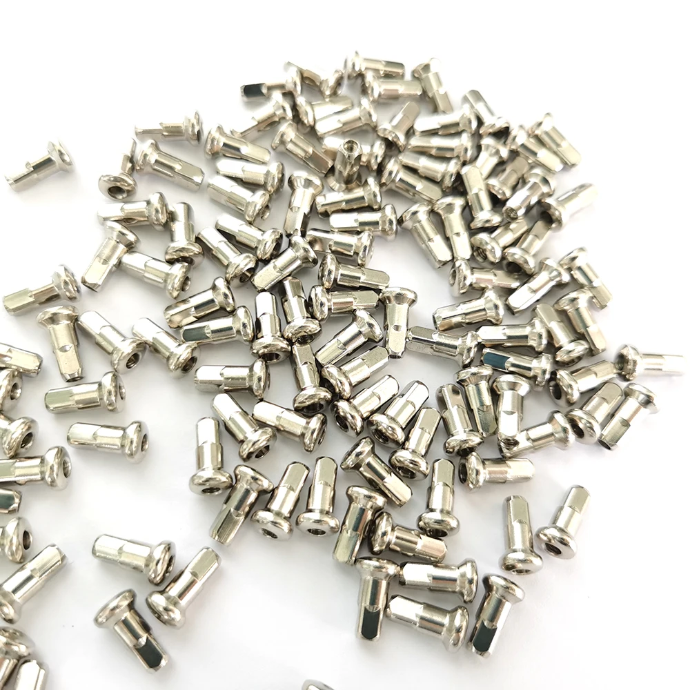 Pillar 5R Internal Nipples Brass Silver Nipple 10.5mm 4R FG2.3 14G 2.0 Spokes Hidden Nipple for Road Mtb Bike Wheels Parts bicycle spokes bike spokes nipples
